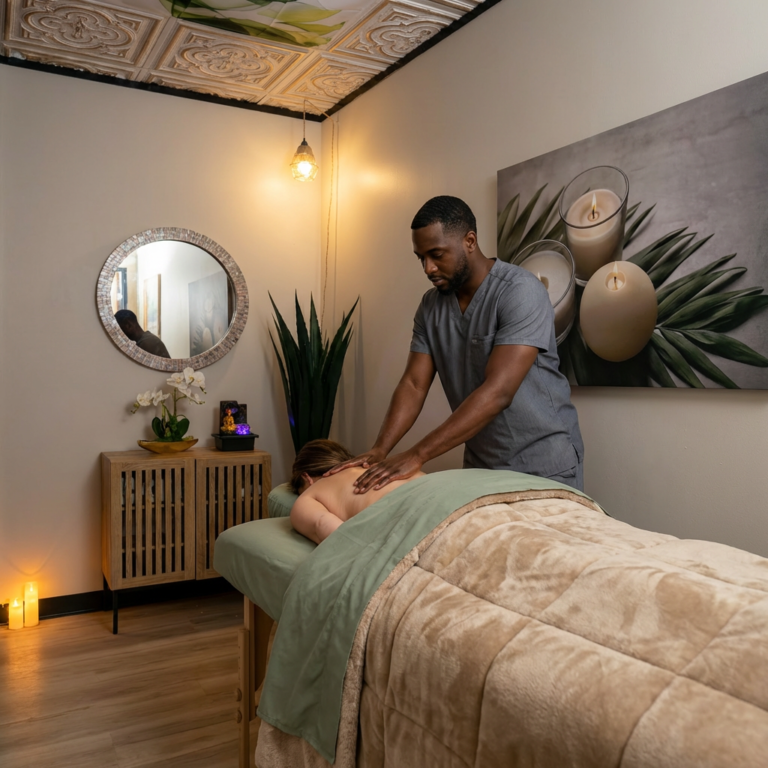 Massage Therapist. Massage therapy for wellness